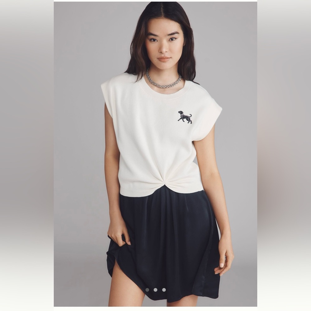 BNWT Anthropologie twofer sweater dress L